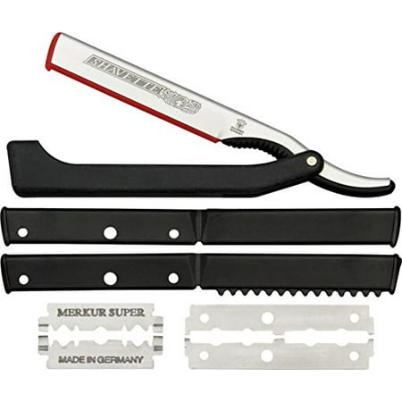 - Dovo Shavette Straight Razor Folding Knife,Stainless Blade, Black Plastic Handle 201 081