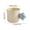 Yellow, variant on Plastic Toothbrush Cup, Blossom Shaped Bathroom Tumbler Cup with Holder, Reusable Mouthwash Cup for Bathroom, Lovely Rinse Cup for Toothbrush and Toothpaste Storage
