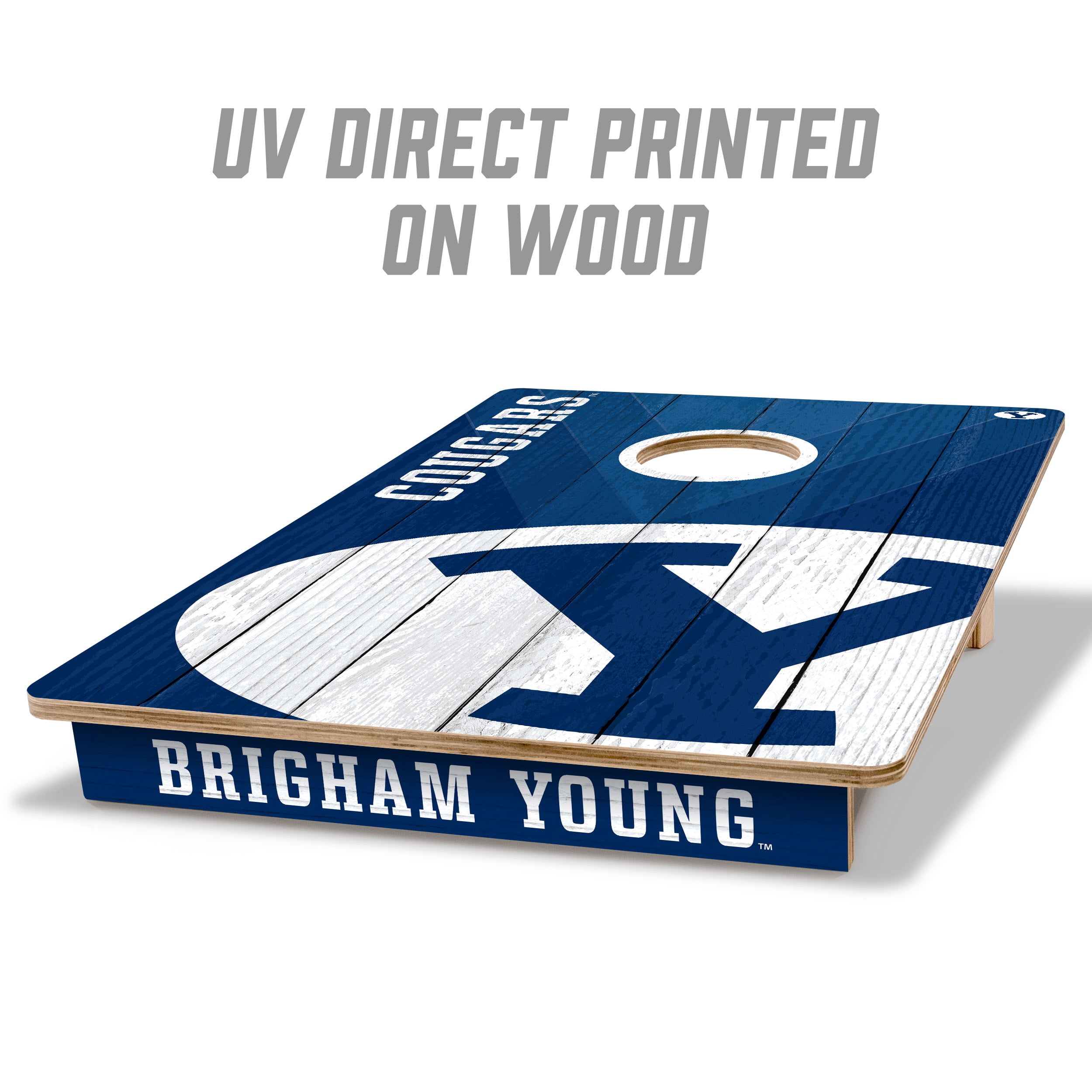 YouTheFan NCAA BYU Cougars 2' x 3' Cornhole Game No Bags