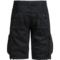 thumbnail image 4 of SDNall Mens Cargo Shorts Work Shorts Mid-Waist Multi-Pocket Pants Casual Sports Shorts (Black,Sizes:S-2XL), 4 of 9