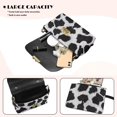 thumbnail image 4 of Pzuqiu Cow Print Crossbody Bags Leather Women Trendy Craftsmanship Women Crossbody Bag with Chain Strap Versatile Minimalist Fashion for Daily Use and Travel, 4 of 7