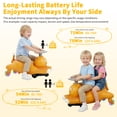 thumbnail image 6 of Cartoon Cat Electric Wiggle Ride-On Car for Kids – Bumper Toy Vehicle for Boys & Girls – Safe Indoor/Outdoor Fun – Color: Brown, US Standard, 6 of 8