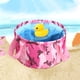 thumbnail image 4 of 1 lavabo plegable rosa de 15 litros, cubo de viaje, lavabo portátil plegable, lavabo plegable portátil a prueba de fugas, adecuado para viajes, senderismo, pesca, paseos en bote, lavado de autos, spa para pies Sailing Electrónica, 4 of 5