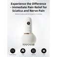 thumbnail image 4 of Deep Tissue Massager with Multi-Mode Technology, Heat & Light Therapy, Targeted Relief for Sciatic Nerve & Lower Back Pain (White), 4 of 5