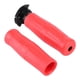 thumbnail image 3 of 2pcs 7/8in Vintage Rubber Throttle Handlebar Anti-Slip Motorcycle Handle Grip Modified PartsRed, 3 of 9
