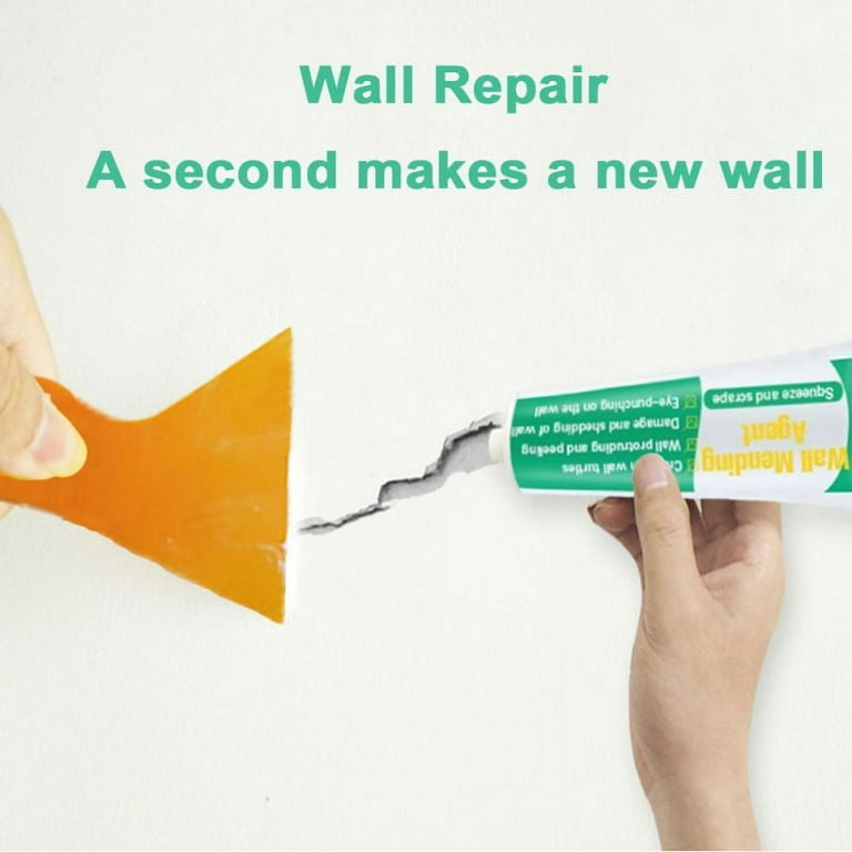 Help. Caulk used to patch wall : r/fixit