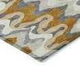 thumbnail image 4 of Addison Rugs Chantille Indoor/Outdoor Transitional Waves Terracotta Washable Rectangle Rug, 3' x 5', 4 of 6