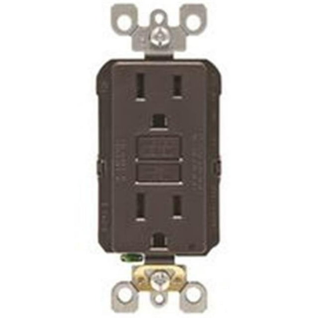 R00-GFNT1-00K 15A Sortie GFCI Auto-Test - 120V, Marron