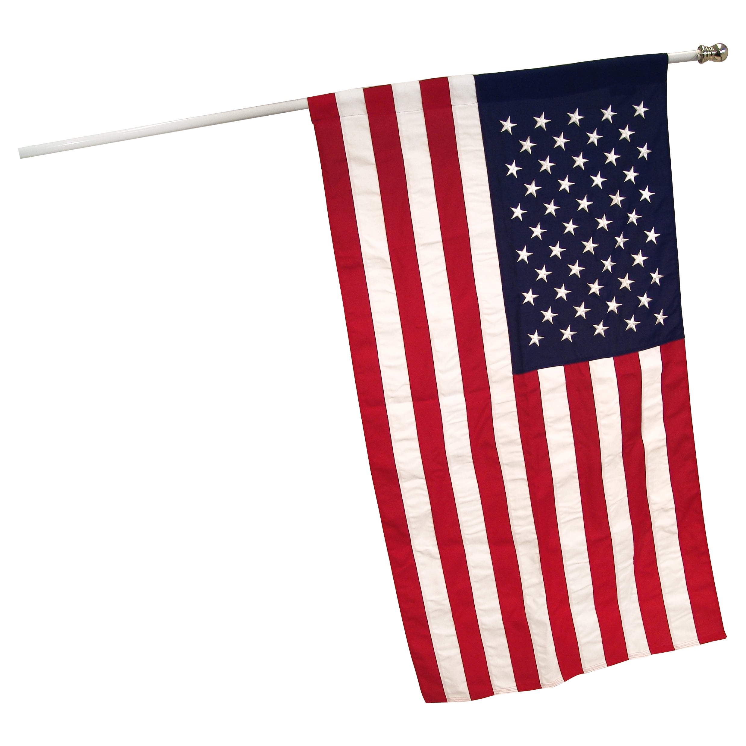 American banner flag 25ft x 4ft valley forge koralex ii spun polyester
