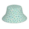 thumbnail image 3 of Daiia Sea Turtle Pattern Bucket Hat - Trendy Cotton Sun Hat for Beach, Golf, Fishing - Fun Outdoor Vacation Boonie for Men and Women, 3 of 9