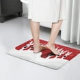 thumbnail image 4 of Red Christmas Reindeer Pattern Flannel Non Slip Door Rugs,Washable Door Mats Indoor,Decorative Door Mats,Dirt-Resistant and Absorbent Doormat for Entrance,Bedroom,Kitchen,Bathroom,23.5x16in(60x40cm), 4 of 5