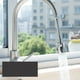 thumbnail image 4 of Boquilla de grifo giratoria de 360 grados con junta ajustable, filtro ahorrador de agua, rociador, aspersor, aireador de agua, conector, accesorios de grifo (plateado), 4 of 7