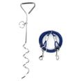 thumbnail image 1 of Dog Ground Stake,Outdoor Pet Dog Spiral Pet Ground Stake Dog Traction Rope Time-Tested Durability, 1 of 8