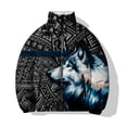 thumbnail image 5 of Ropa informal de algodón de invierno para hombre, ropa de calle Harajuku, chaquetas frías para hombre, ropa holgada de algodón, abrigo con estampado de tigre y león, 5 of 5
