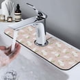 thumbnail image 7 of Pofeuu Cute Rabbit Print Splash Guard for Sink Faucet Sink Gadgets-Splash Guard Behind Faucet Drip Catcher for Kitchen, Bathroom,Sink Mat, 7 of 7