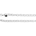 thumbnail image 4 of Sterling Silver 4.45mm Knurled Cable 18" Chain in Original Design, 4 of 4