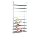 thumbnail image 2 of 10 Tier 50 Pair Shoe Rack Shelf Fabric Tier Space Saving Organizer Shelf Storage, 2 of 12