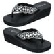 thumbnail image 1 of par de zapatos de playa antideslizantes con suela antideslizante y diseño de diamantes de perla para mujer (negro, talla 39, 24,5 cm, 7,5 EE. UU., 5 UK, 38,5 UE, 9,6285 pulgadas), 1 of 8