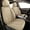 #016 Beige, variant on LAONNVIR Car 5-Seat Covers Front & Rear Full Set for Honda Accord 2003-2017 Car Seat Covers PU Leather Cushion Pad (Beige)
