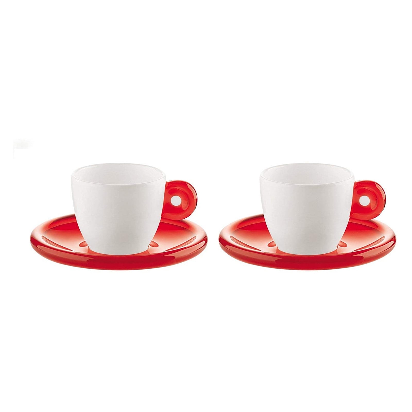 Vtg ILLY Red Logo Bar Espresso Cappuccino Cups, Collectible Coffee Cups, Italian  Espresso Bar Cups Made in Italy 