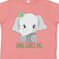 thumbnail image 4 of Inktastic Oma Loves Me- cute elephant Boys or Girls Toddler T-Shirt, 4 of 5