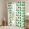 thumbnail image 3 of Feelyou Spring Holiday Curtains Pack of 2 (42x84 Each), Shamrock Coin Curtains Blackout, 3 of 6