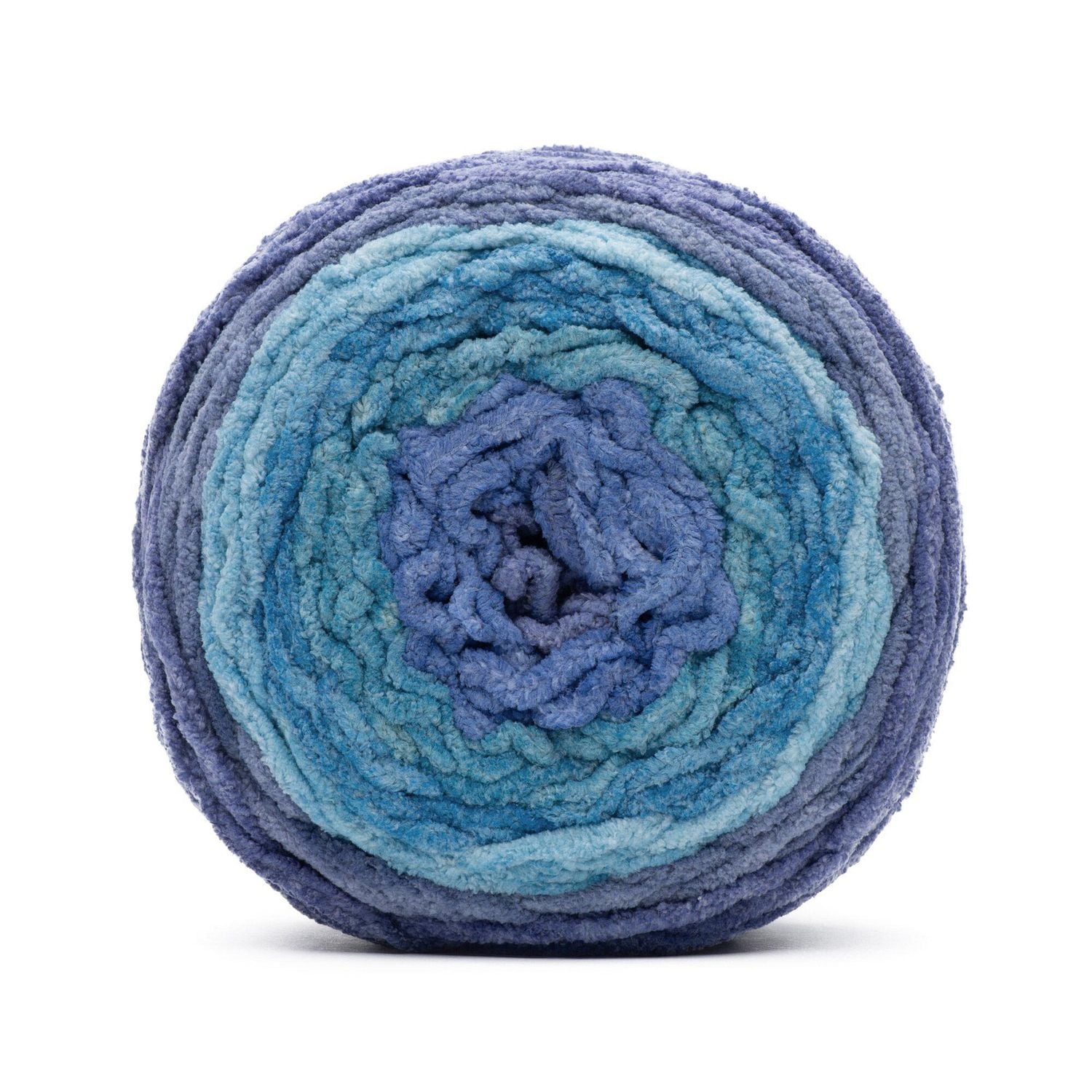 Bernat® Blanket Ombre™ Yarn, Polyester #6 Super Bulky, 10.5oz/300g, 220 Yards, Ombre soft home decor yarn