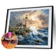 thumbnail image 5 of Cuadros Decorativos Faro redondo DIY taladro completo diamante pintura bordado Kits costura conjunto punto de cruz mosaico arte artesanía decoración del hogar regalo Ehuebsd  Nuevos Originales, 5 of 5