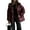 Wine Red, variant on Womens Long Padded Jacket Coat - Midweight Long Parka Length Hooded Zipper Snow Winter Jackets for Women