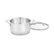thumbnail image 2 of Cuisinart 419-14 Contour Olla de acero inoxidable, varios tamaños y estilos, Horno holandés, Platead, 2 of 6