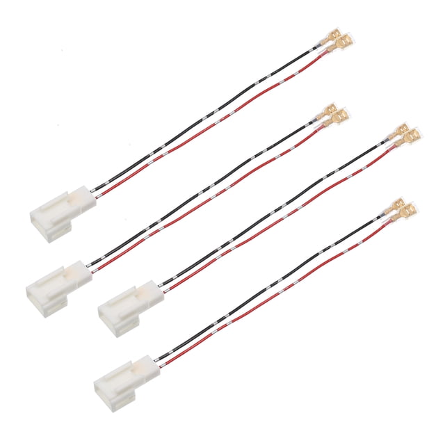 4uds Coche Altavoz Conector Cable Arnés Adaptadores Conector