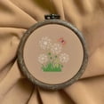 thumbnail image 5 of Water Soluble Embroidery Patterns for Beginners Dandelion Flower 4 Sheets with 20pcs Wash Away Stick and Stitch Embroidery Pattern Stabilizer for Hand Sewing Women Adults, 5 of 9