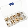 thumbnail image 1 of 120pcs M3 Mâle Femelle Hexagonal Laiton Entretoise Vis Boulon Carte Mère Assortiment kit, 1 of 6