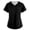 Black, variant on OIOLOYJM Scrub Tops Women 2026 Nursing V Neck Short-Sleeve Comfortable Scrubs Breathable Stretchy T-Shirts Basic Clothes With 2 Pockets Royal Blue M