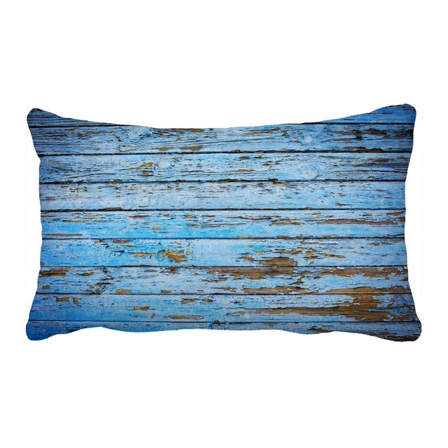 Funda de almohada ABPHQTO Madera Vieja Azul Decrépito Protector de almohada Cama 50x75 cm