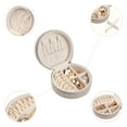 thumbnail image 3 of Unique Bargains Travel Jewelry Box Small Portable Jewelry Organizer Case Storage Display Gold, 3 of 8