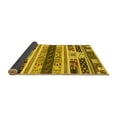 thumbnail image 2 of Ahgly Company Indoor Round Abstract Yellow Modern Area Rugs, 8' Round, 2 of 4