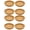 8, variant on Tabletop Cork Coasters for Drink , Raised Trim Round Cup Mats for Heatproof, Coffee Table, Offices, Cafes, Protectors