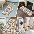 thumbnail image 6 of Farm Chicken Washable Runner Rugs 2'x6', Country Rustic Rooster Hen Vintage Farmhouse Low Pile Throw Entryway Rug Non-Slip Sturdy Edge Binding Carpet for Indoor Bedside Entrance Bedside, 6 of 9
