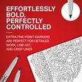 thumbnail image 4 of Sharpie Permanent Markers, Water- and Fade-Resistant, Extra Fine Point (0.4mm), Assorted, 5 Count, 4 of 8