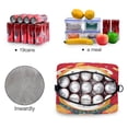 thumbnail image 4 of Lunch Bag Portable Crossbody Meal Bag Cooler Bag Insulated Lunch Bag Food Bag Handheld & Crossbody Design Cute Red Christmas Bear, 4 of 6