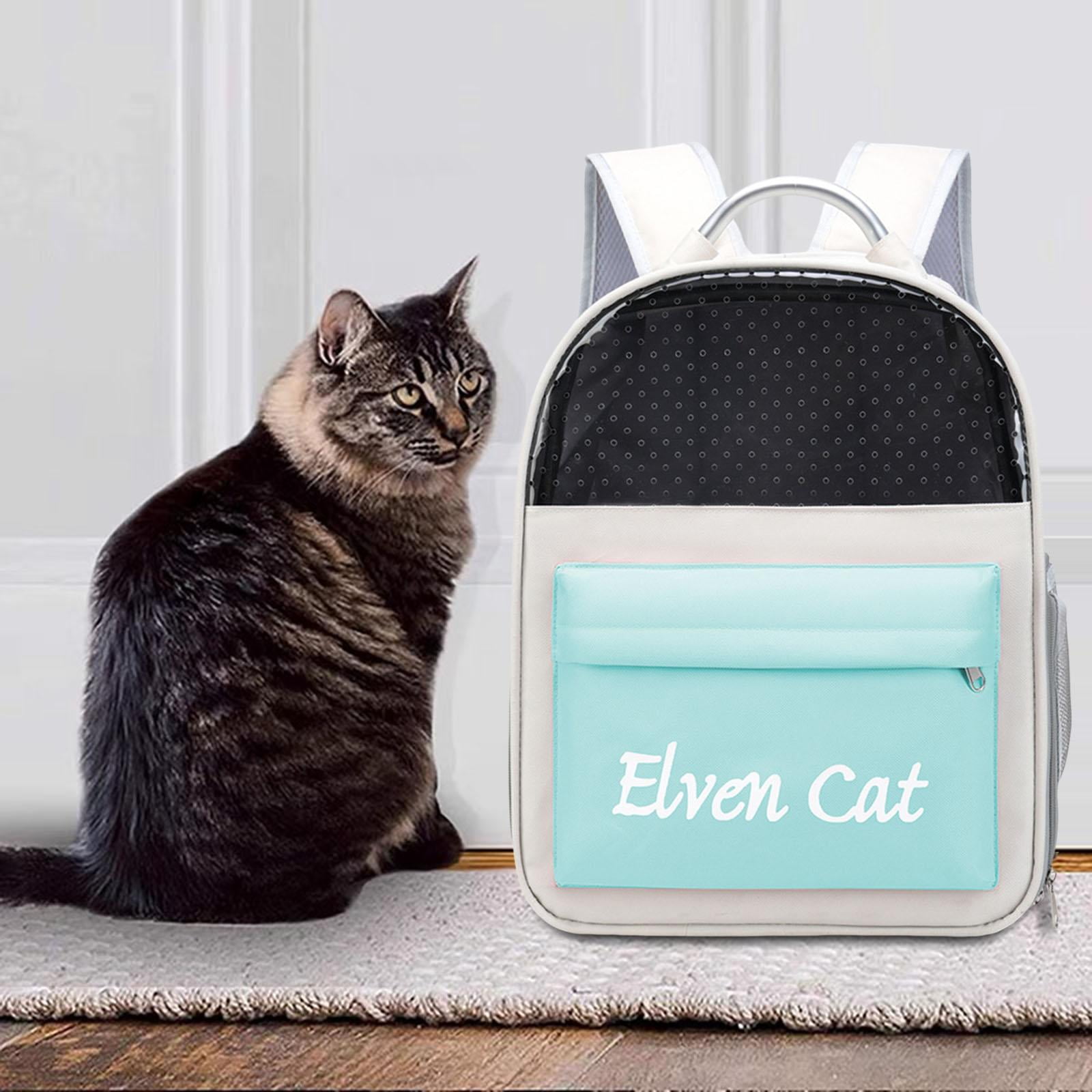 Fzaqwen Breathable Cat Dog Carrier Large Ventilated Design Pet Backpack Camping Green Green