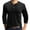 Black, variant on Mens Beefy Henley Shirt Lightweight Long Sleeve Thermal 3 Button Pullover Sweatshirt Big & Tall Shirt with Pocket(Black,M)