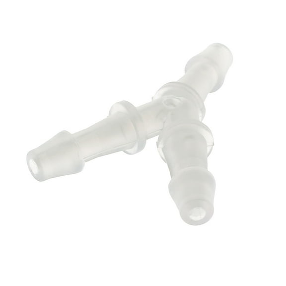 Unique Bargains 2.5mm Hole Dia Plastic Y Shaped 3 Way Air Oxygen Valves Tube Connector Clear