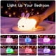 thumbnail image 2 of Luces nocturnas, luces de conejo, luces lindas, luz nocturna para niños de 7 colores, 2 of 5