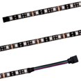 thumbnail image 1 of Kingwin RGB LED Strip Lights, LED Light Strip Kit For Computer Case, PC, Laptop, Home, Office, and Background Lighting. Ultra Bright 5050 SMD Strip Lights, 204” w/ Remote [Asus Aura RGB Compatible], 1 of 4