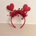 thumbnail image 4 of YABCSAZ Bandeaux de la Saint-Valentin pour Femmes Cœurs Rouges Bandeau à Paillettes Accessoires pour Cheveux Bandeaux Décorations de Fête d'Anniversaire de Vacances en Liquidation, Cadeaux pour Femmes, 4 of 9