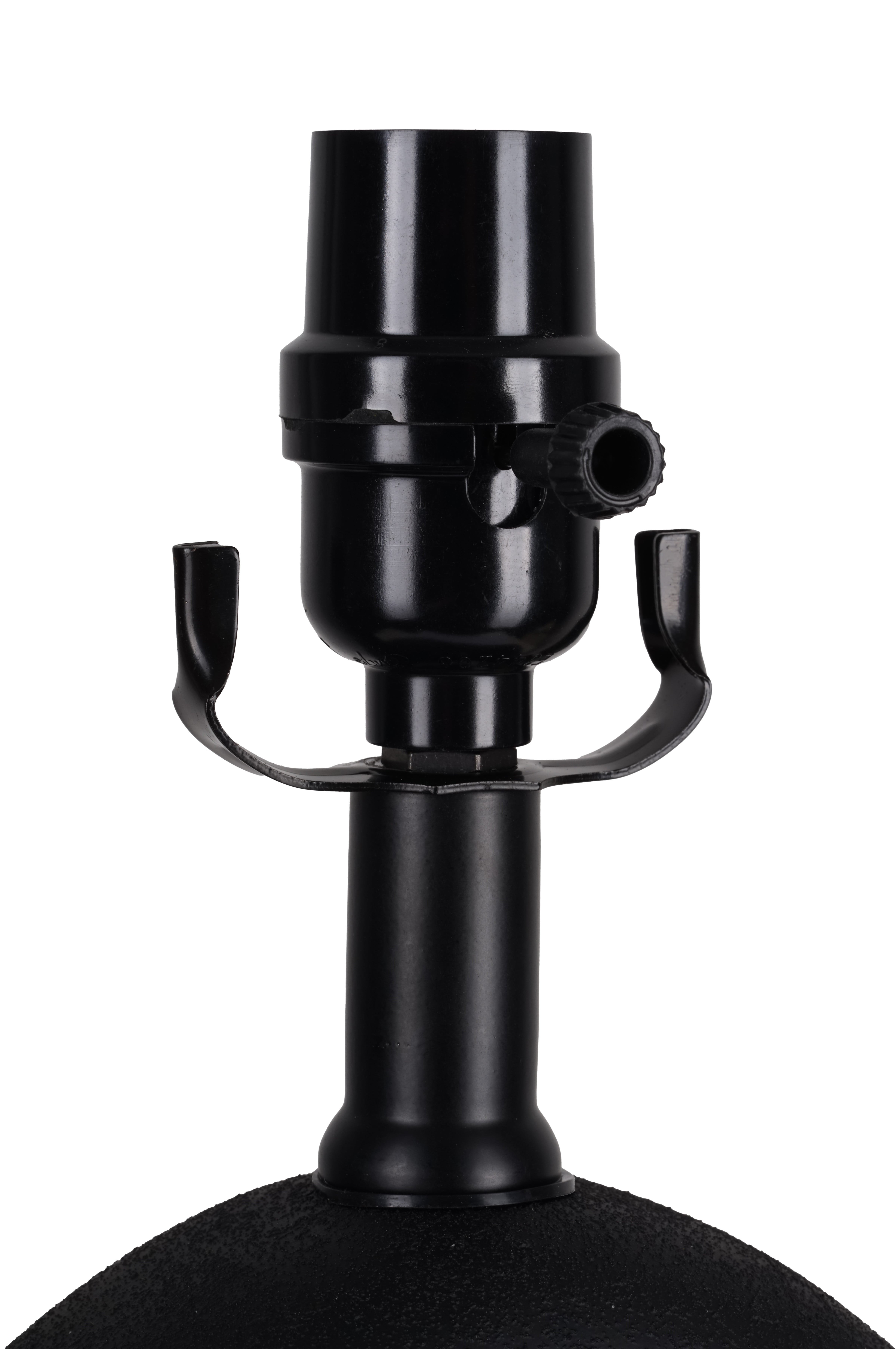 Better Homes & Gardens 18"H Matte Black Oval Ceramic Table Lamp Base