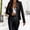 Black, variant on JFGHDG Women's Sequin Shiny Open Front Blazer Evening Party Sparkly Long Sleeve Slim Cardigan Coat Black L