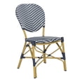 thumbnail image 5 of Safavieh Lisbeth Outdoor Striped Side Chair, Set of 2 - Navy/White, 5 of 11